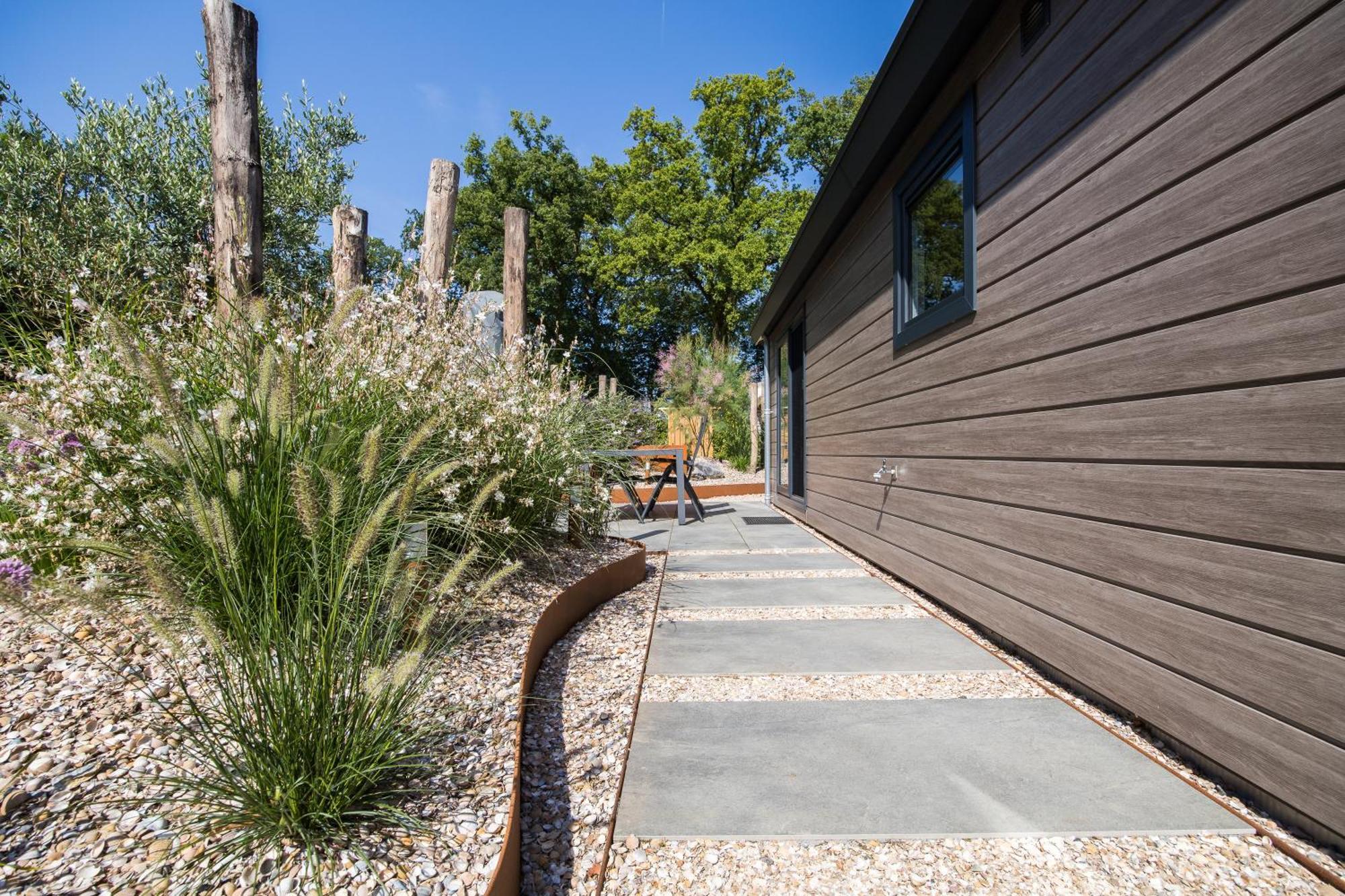 Modern Ingericht Chalet Op Groen Park Op De Veluwe Epe Εξωτερικό φωτογραφία