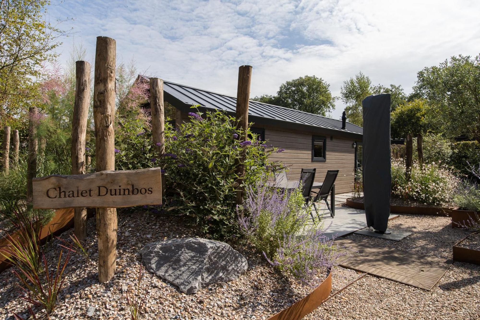 Modern Ingericht Chalet Op Groen Park Op De Veluwe Epe Εξωτερικό φωτογραφία