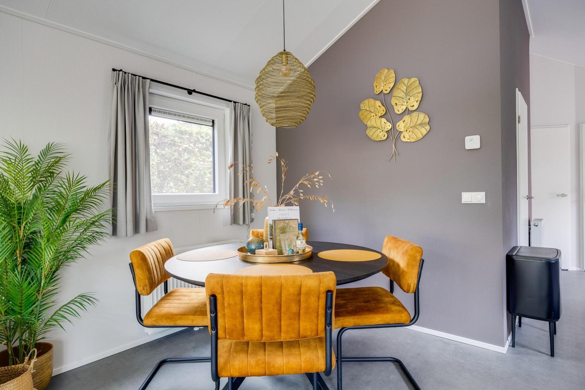 Modern Ingericht Chalet Op Groen Park Op De Veluwe Epe Εξωτερικό φωτογραφία