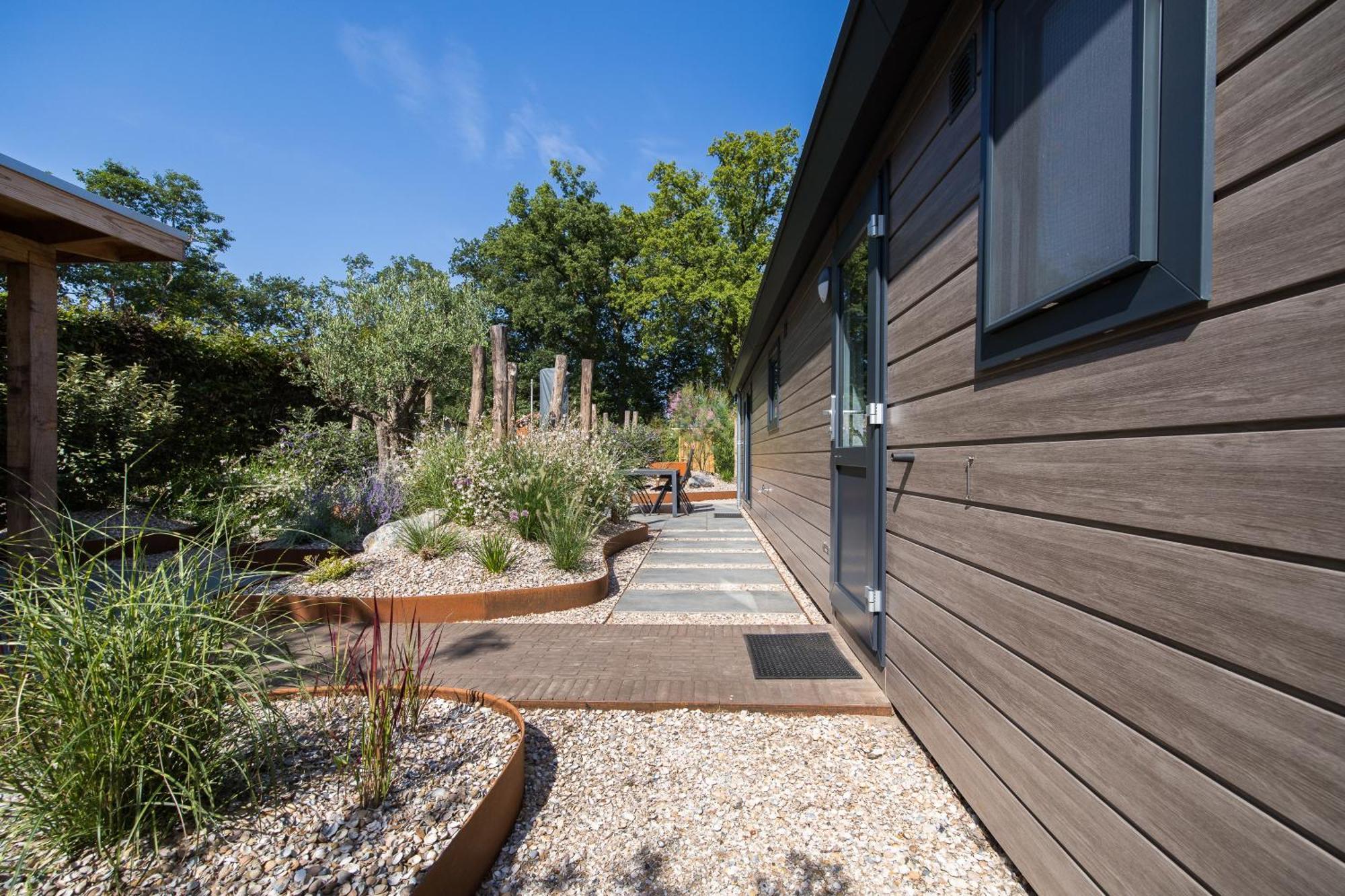 Modern Ingericht Chalet Op Groen Park Op De Veluwe Epe Εξωτερικό φωτογραφία