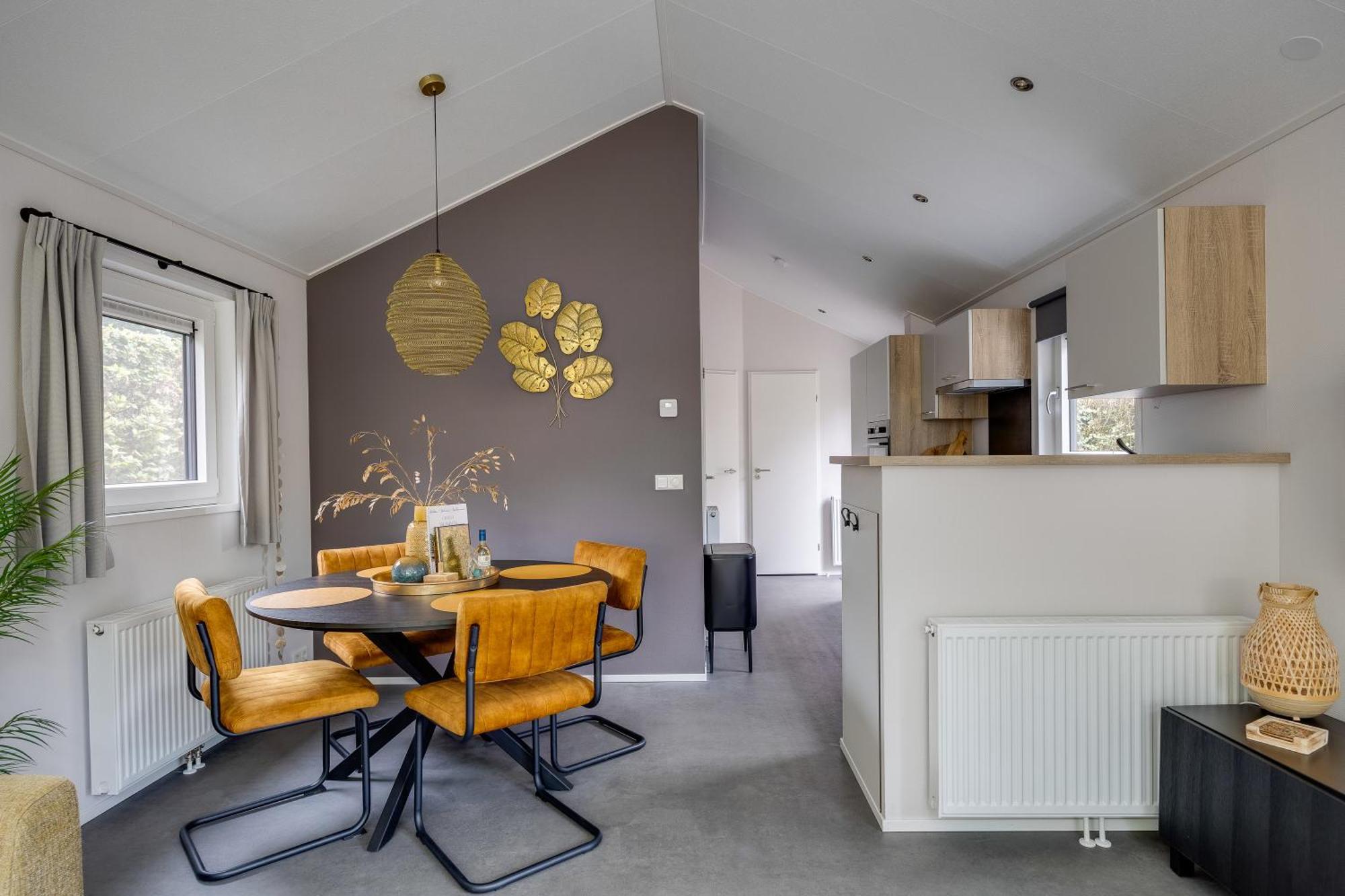 Modern Ingericht Chalet Op Groen Park Op De Veluwe Epe Εξωτερικό φωτογραφία