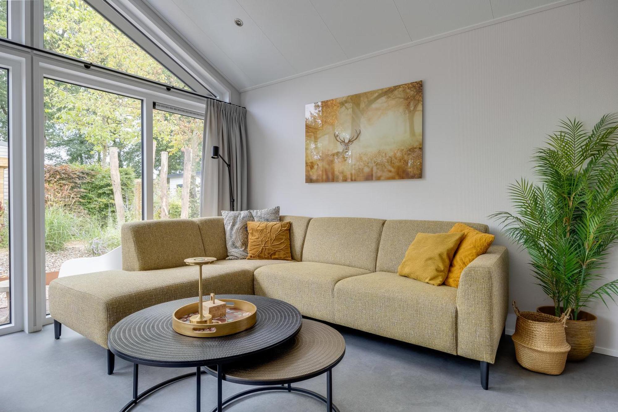 Modern Ingericht Chalet Op Groen Park Op De Veluwe Epe Εξωτερικό φωτογραφία