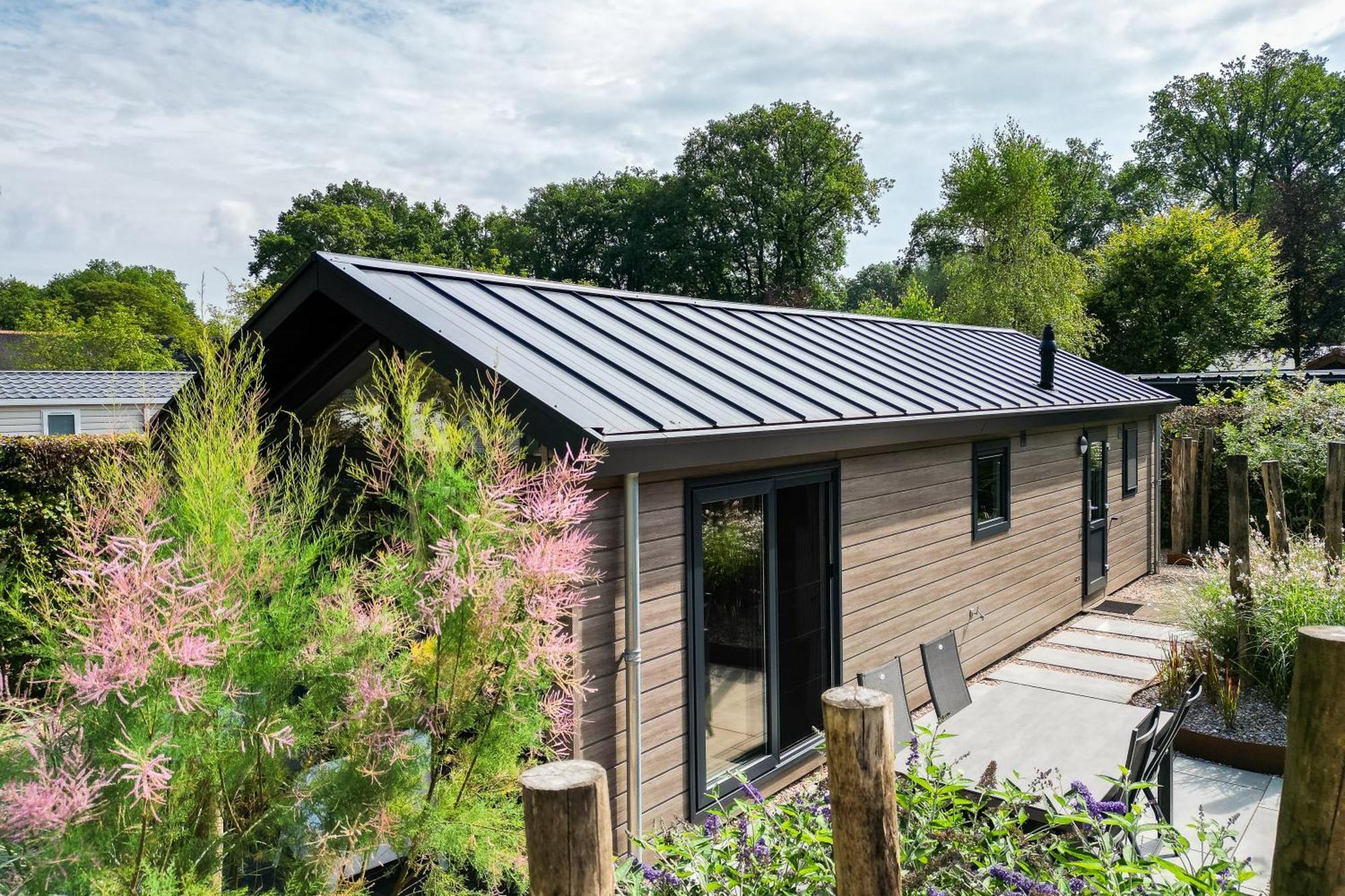 Modern Ingericht Chalet Op Groen Park Op De Veluwe Epe Εξωτερικό φωτογραφία