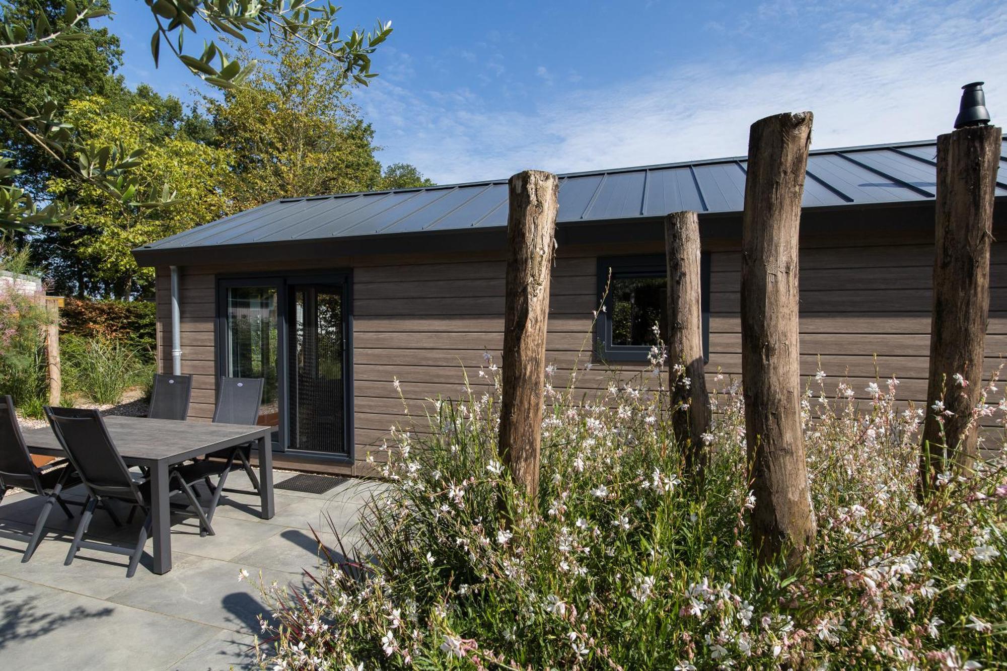 Modern Ingericht Chalet Op Groen Park Op De Veluwe Epe Εξωτερικό φωτογραφία